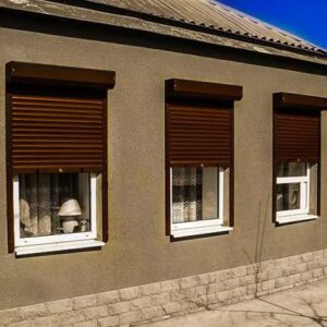 Manual electric rolling shutter window, aluminum alloy rolling shutter window anti-theft window