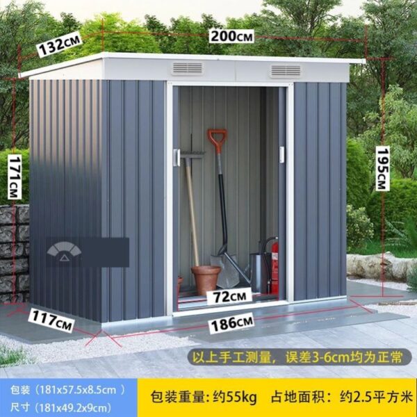 Tool room aluminum alloy storage cabinet, miscellaneous cabinet, garden cabinet, rust prevention, corrosion resistance, insulation and heat insulation