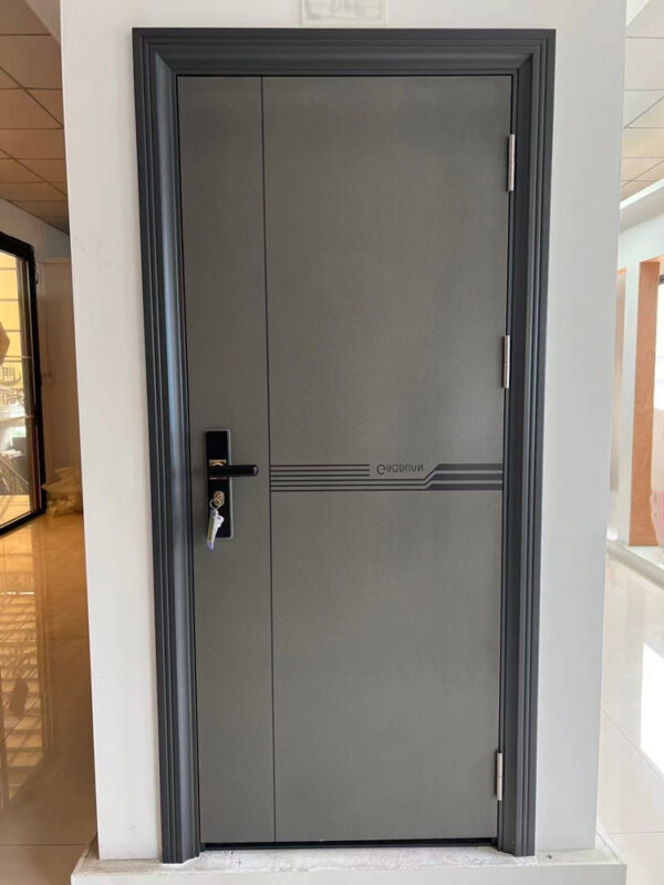 The position of the zinc aluminum alloy luxury entrance and exit door shaft can be customized