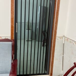 Extremely narrow frame, gold steel mesh folding screen window screen door, sliding screen window door